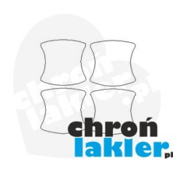 Infiniti FX II / QX70 dedykowane naklejki / folie ochronne pod klamki (2008-)