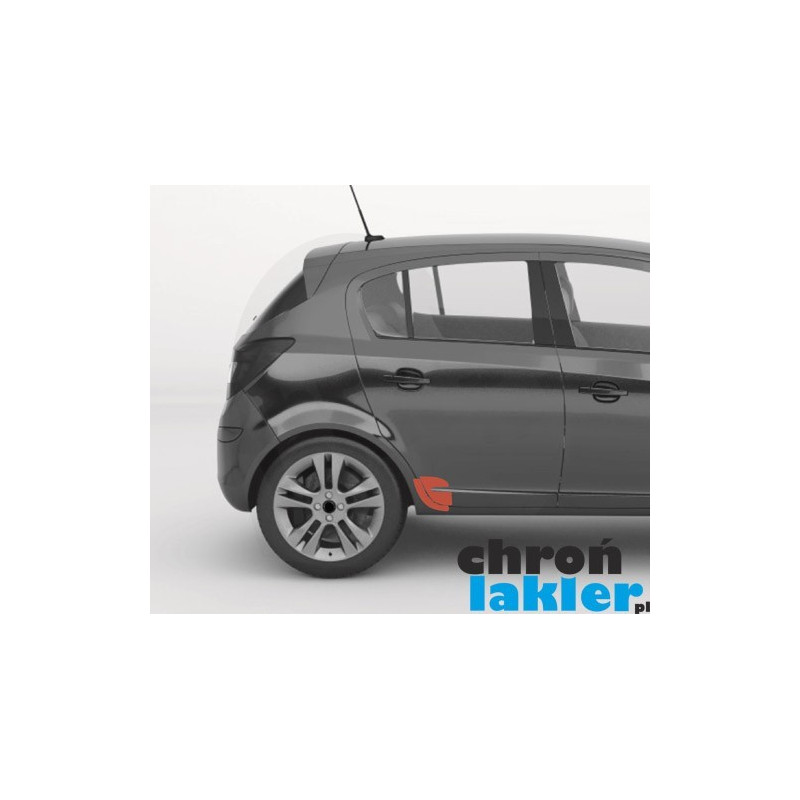 Opel Meriva B II naklejka / folia ochronna błotnik drzwi