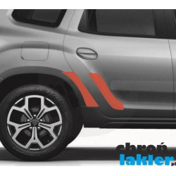 DACIA DUSTER II mk2 προφυλακτήρας / φράχτης και πόρτες προστατευτικές μεμβράνες (2017-)