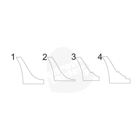 SKODA OCTAVIA II naklejka / folia ochronna na tylny błotnik