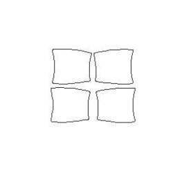 VOLVO S90 folie ochronne pod klamki dedykowane (2016-)