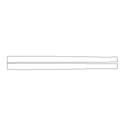 Mercedes C-klasa W205  folie ochronne / folia ochronna na progi i drzwi (2014-)