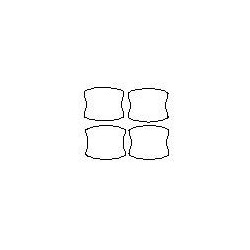 SKODA Superb III mk3 naklejki / folie ochronne pod klamki (2015-)