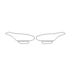 VOLVO S90 folie ochronne na reflektory / lampy / światła przednie (2016-)