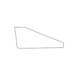 Achterdeur beschermende sticker/folie voor Honda HR-V II mk2 (2015-2021)