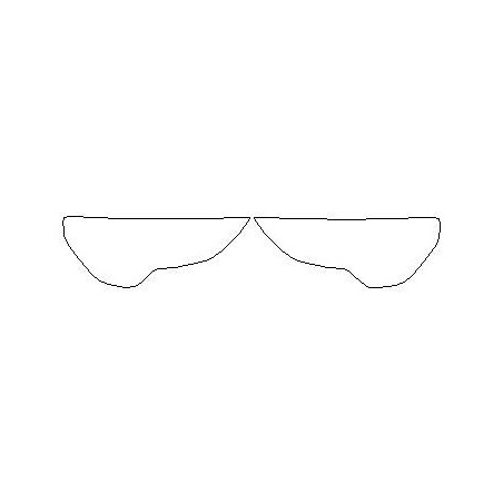 Audi Q3 I 8U reflektory / światła przednie / halogeny / naklejki / folie ochronne (2012-2014)