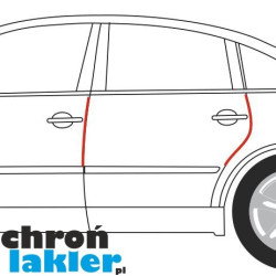 Ochranná fólia PPF na hrany / okraje dverí 3M VentureShield alebo 3M Scotchgard Pro Series 200