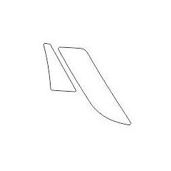 Kia Rio III 3d błotnik i rant drzwi folie ochronne (2011-)