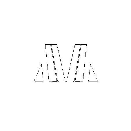 Mercedes W205 reflektory / światła przednie naklejki / folie ochronne (2014-)