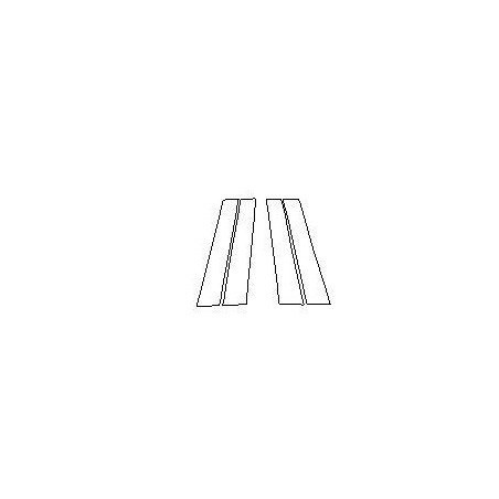 Mercedes W205 reflektory / światła przednie naklejki / folie ochronne (2014-)