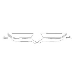 Kia Sorento III 3 reflektory / światła przednie halogeny naklejki / folie ochronne (2015-)