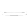 BMW X6 F16 zderzak tył folia ochronna (2014-)