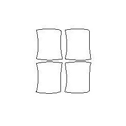 BMW 5 / M5 G30 / G31 dedykowane naklejki / folie ochronne pod klamki (2017-)