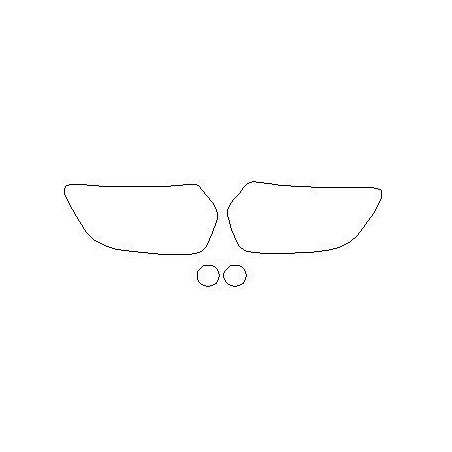 Hyundai Tucson III reflektory / światła przednie / halogeny / naklejki / folie ochronne (2016-)