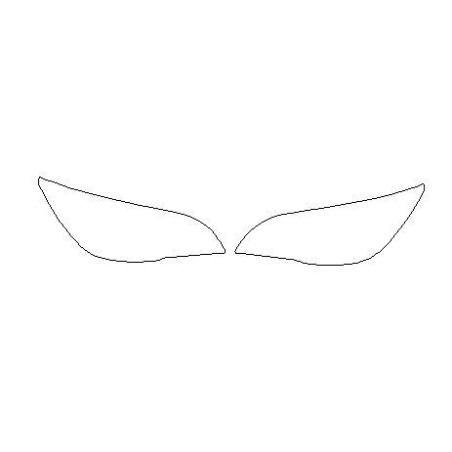 Hyundai Tucson III reflektory / światła przednie / halogeny / naklejki / folie ochronne (2016-)