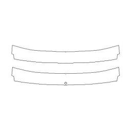 BMW i3 naklejka / folia ochronne zderzak tył