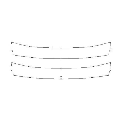 BMW i3 naklejka / folia ochronne zderzak tył