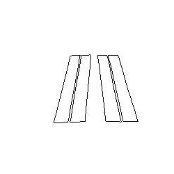 Mercedes W205 reflektory / światła przednie naklejki / folie ochronne (2014-)