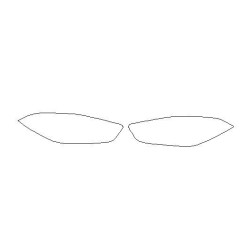 Hyundai Tucson III reflektory / światła przednie / halogeny / naklejki / folie ochronne (2016-)