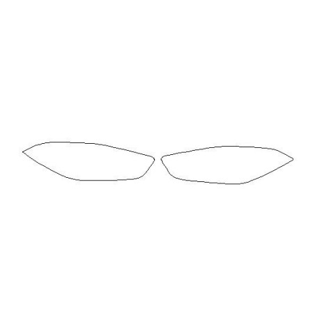 Hyundai Tucson III reflektory / światła przednie / halogeny / naklejki / folie ochronne (2016-)