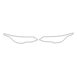 VW GOLF VIII (8) πριν το FL προστατευτικά μεμβράνης για προβολείς / φωτα / μπροστινά φώτα...