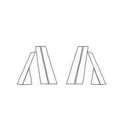 Porsche Cayenne III 9Y0 védőfóliák B és C oszlopokhoz piano black (2017-)