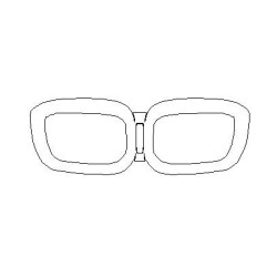 BMW X3 G01 LCI (na FL) grille grillbeschermingsfolie (2021-2024)