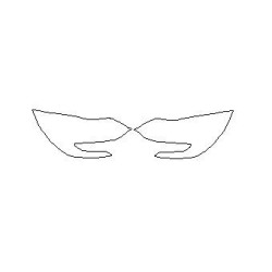 Renault Captur II προφυλακτικό μπροστινών προβολέων / φωτιστικών σωμάτων (2019-2023)