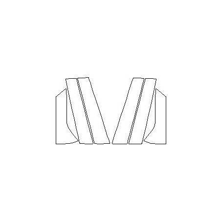 Renault Captur II suojakalvot B C-pilareille piano black (2019-)