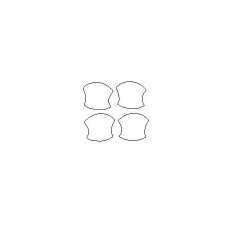 Toyota Camry IX 9 dedicated door handle protection films (2018-2024)