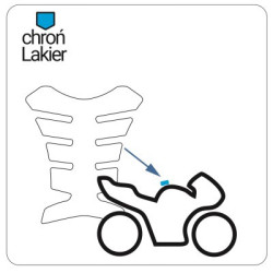 Beskyttelsesfilm til motorcykelstank - universel