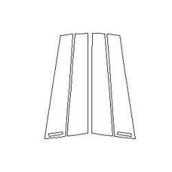 VW ID.3 προστατευτικές μεμβράνες για τους κορυφαίους B πιάνο (2020-)