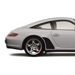 Sort CARBON Porsche 911 997 Carrera, Carrera S, Carrera 4, Carrera 4S bagklap klistermærke