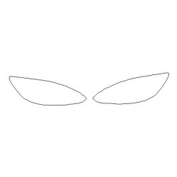 Ford Kuga III 3 első lámpa védőfólia (2019-2023)