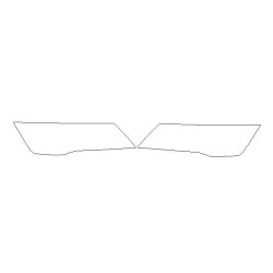 Audi A7 C7 forlygter / forlygter beskyttelsesfilm (2010-2014)