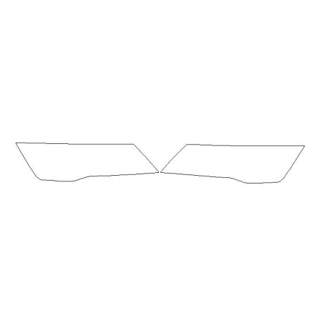 Audi A7 C7 frontlykt / frontlysfoliebeskyttelse (2010-2014)
