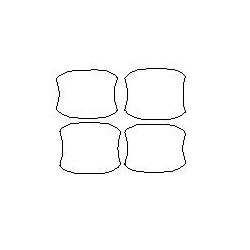 Ford Kuga III 3 ochranné fólie na kľučky (2019-)