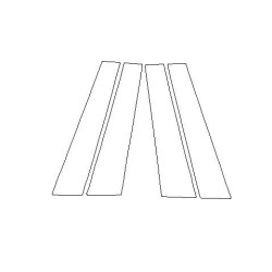 BMW 1 / M1 III F40 beskyttelsesfolie på B-stolperne B piano (2019-2024)