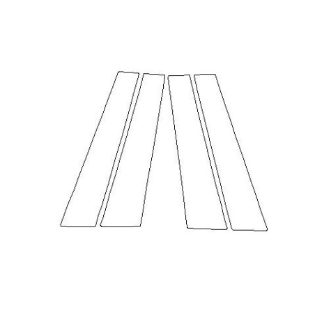 BMW 1 / M1 III F40 védőfólia oszlopokra B piano (2019-2024)