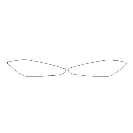 MASERATI GRANTURISMO / GranCabrio faros / láminas protectoras de faros (2007-2019)