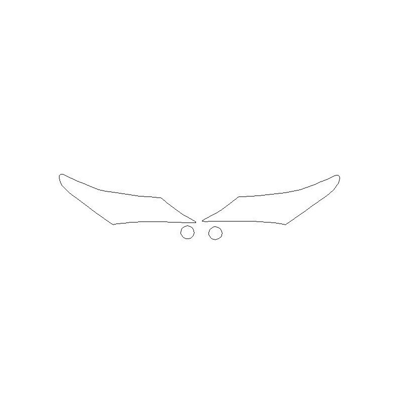 TOYOTA AURIS II (2) far / ön lambaları koruma filmleri (2012-2014)