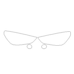 ΠΡΟΣΤΑΤΕΥΤΙΚΑ ΦΑΝΑΡΙΩΝ / ΦΩΤΩΝ ΕΜΠΡΟΣ ΓΙΑ FORD S-MAX I mk1 ΠΡΙΝ ΑΠΟ FL (2006-2009)