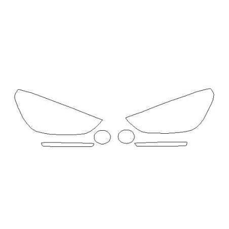 FOR S-MAX I mk1 PO FL forlygter / forlygter beskyttelsesfilm (2010-2014)