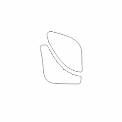 TOYOTA AURIS I 5D çamurluk ve arka kapı koruyucu etiketler / filmler