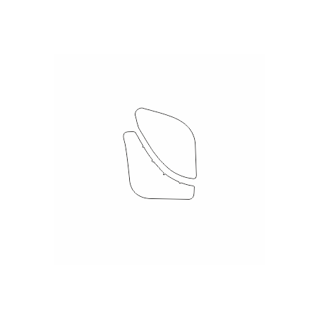 TOYOTA AURIS I 5D bok a zadní dveře nálepky / ochranné fólie.