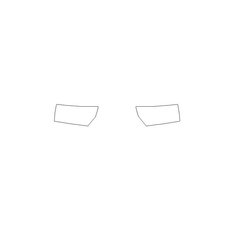 Volvo C40 protecție bara spate autocolant / folie protectoare (2021-)