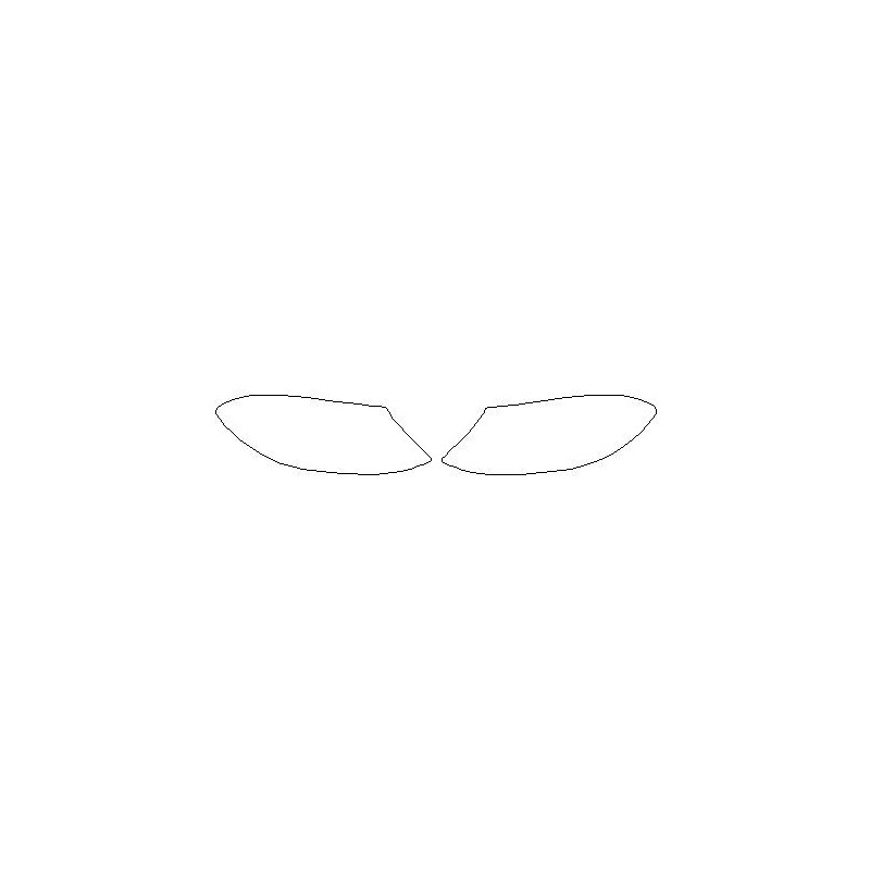 Mercedes GLE I W166 W292 C292 koplampen / voorlampen beschermende folies (2015-2019)