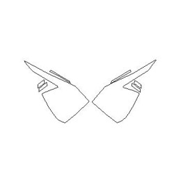 KIA SPORTAGE V vor FL Scheinwerfer / Frontscheinwerfer Schutzfolien (2022-2024)