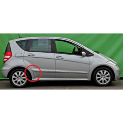 MERCEDES A-KLASA W169 naklejki / folie ochronne błotnik