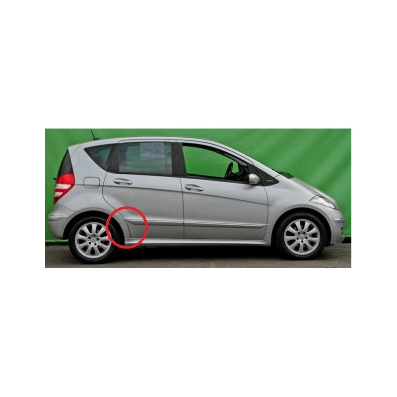 MERCEDES A-KLASA W169 naklejki / folie ochronne błotnik